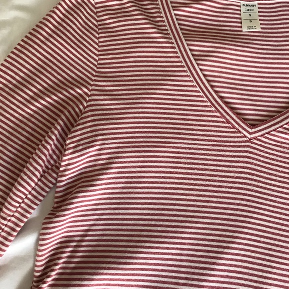 Long Sleeve Luxe V-Neck Tee - Picture 3 of 3